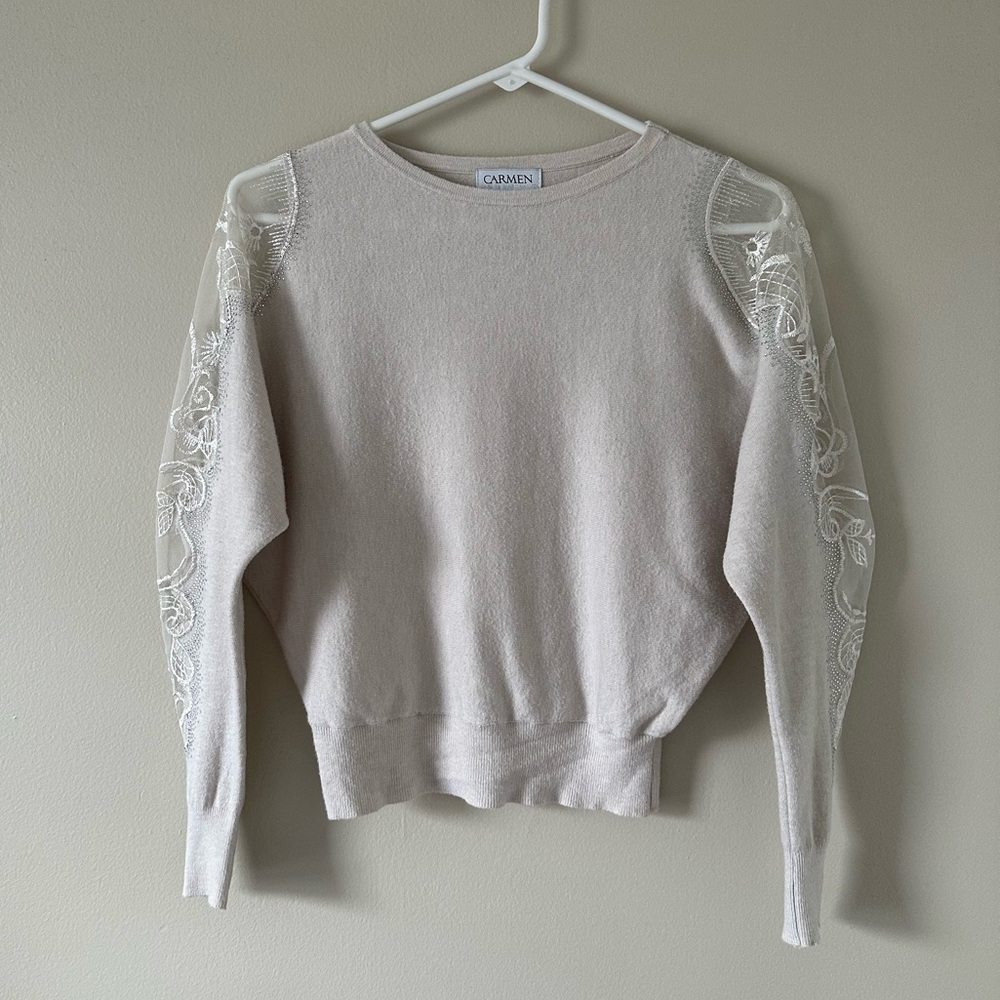 Long Sleeve Embellished Shirt